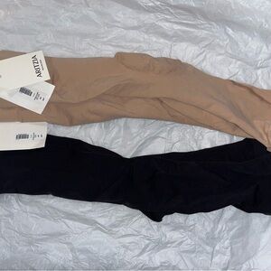 Aritzia Kids Leggings Pack - Black and Tan